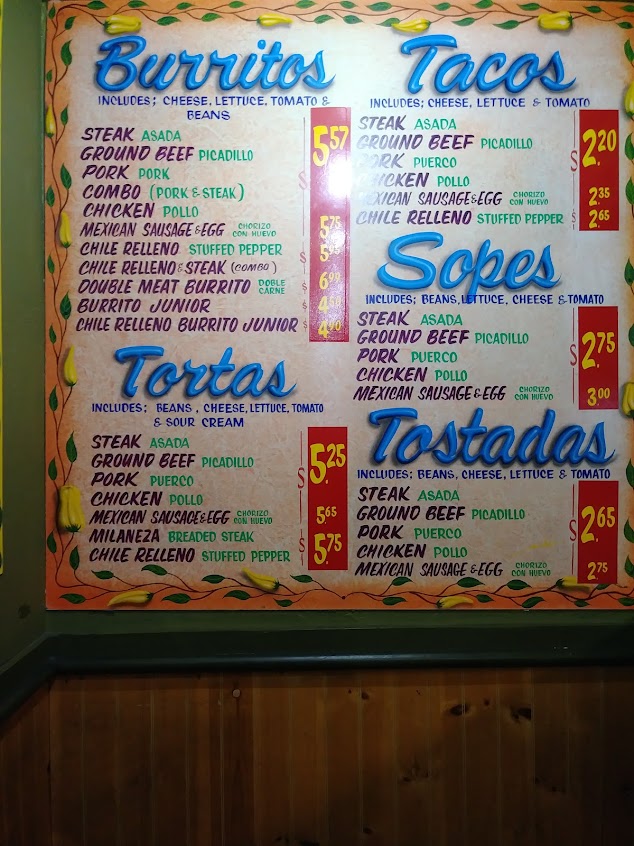 Menu El Famous Burrito Elmhurst - 7