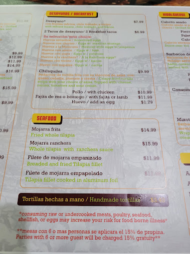 Menu El Hidalguense - 0