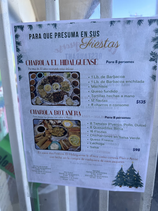 Menu El Hidalguense - 5