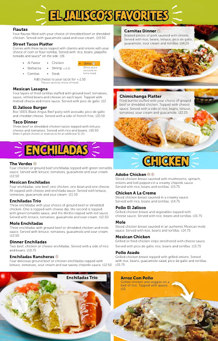 Menu El Jalisco Kerry Forest - 4