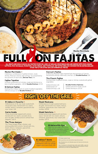 Menu El Jalisco Kerry Forest - 8