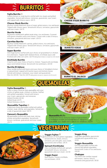 Menu El Jalisco Kerry Forest - 9