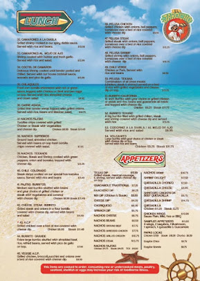 Menu El Jarocho Mexican Restaurant Inc - 3