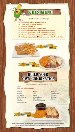 Menu El Maiz Mexican Food - 9