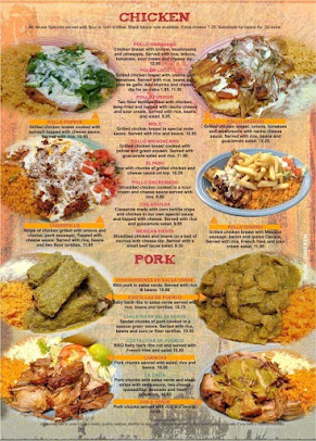 Menu El Manzanillo Mexican Restaurant - 0