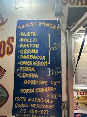 Menu El Mapache Food Truck - 0