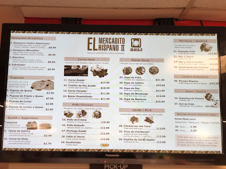 Menu El Mercadito Hispano Ii - 0