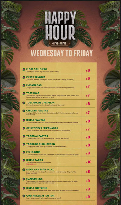 Menu El Mexicano Tapas Tequila - 2