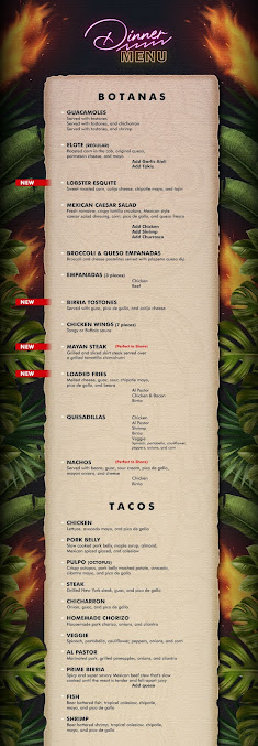 Menu El Mexicano Tapas Tequila - 5