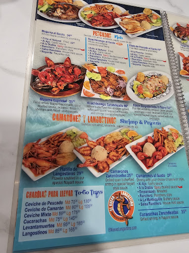 Menu El Nuevo Langostino Inc - 1