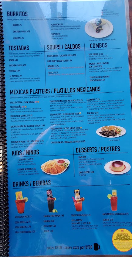 Menu El Nuevo Langostino Inc - 6