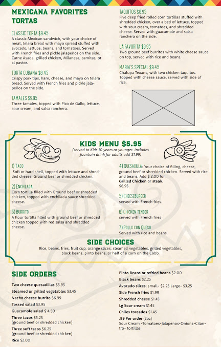 Menu El Palenque Mexican Restaurant - 5