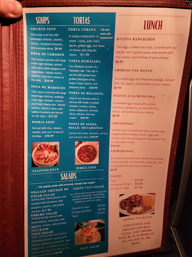 Menu El Paso Grill Mexican Restaurant - 6