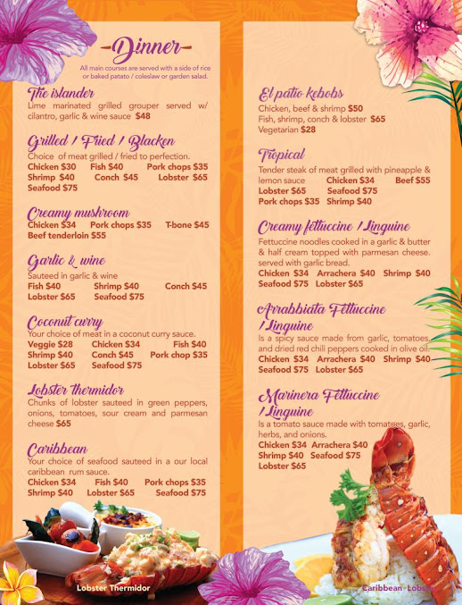 Menu El Patio Caribbean Cuisine And Lounge - 0