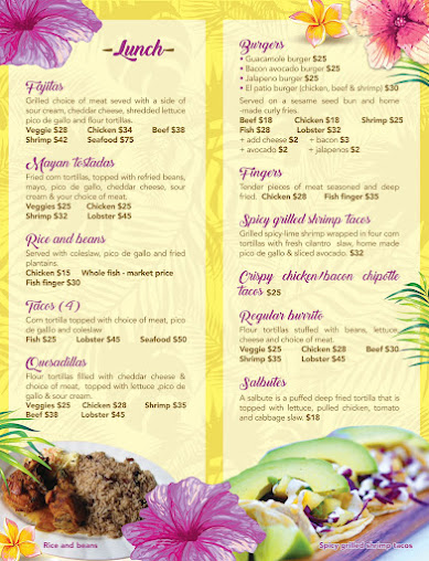 Menu El Patio Caribbean Cuisine And Lounge - 2