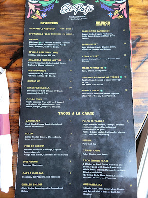 Menu El Patio Mexican Restaurant - 9