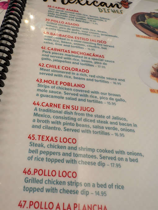 Menu El Patron Mexican Grill Cantina - 7