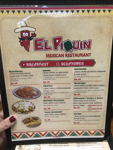 Menu El Piquin Mexican Restaurant - 4