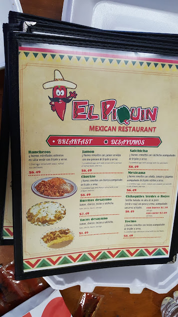 Menu El Piquin Mexican Restaurant - 7