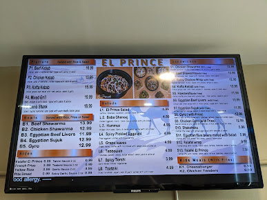 Menu El Prince Mediterranean Cuisine - 0