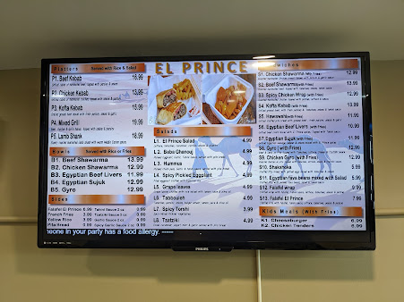 Menu El Prince Mediterranean Cuisine - 1