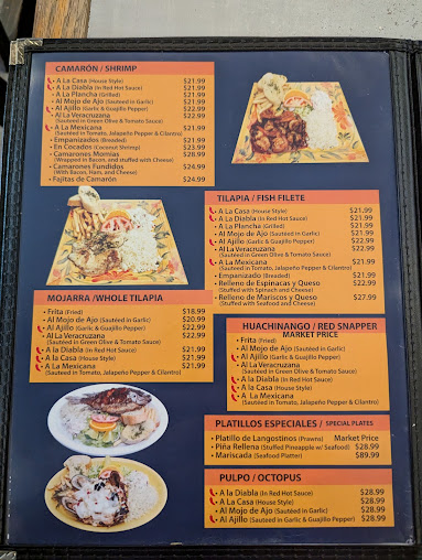Menu El Pulpo Loco Restaurant - 5