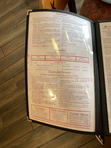 Menu El Ranchero - 1
