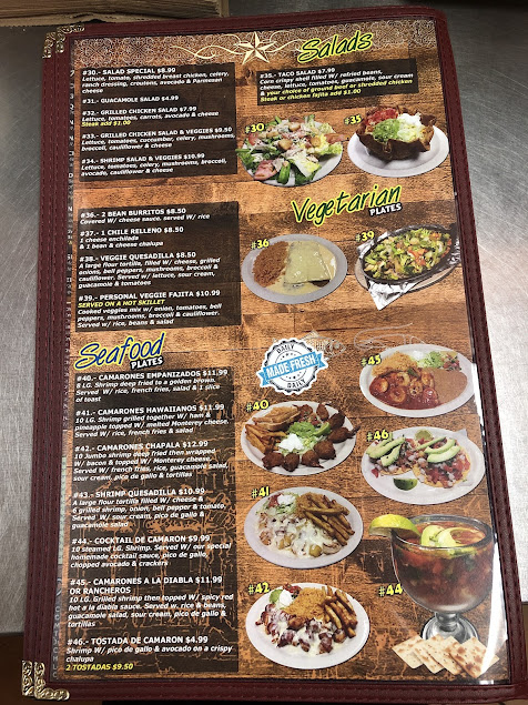 Menu El Rancho Mexican Restaurant - 2