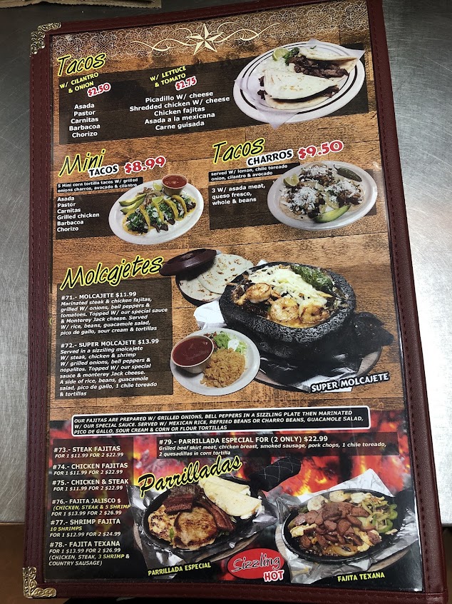 Menu El Rancho Mexican Restaurant - 4