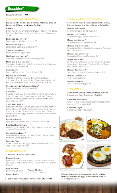 Menu El Regio Mexican Grill & Bar - 9