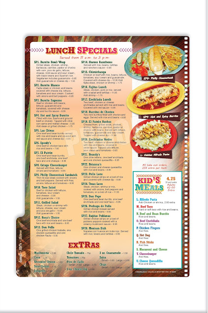 Menu El Rodeo Mexican Restaurant Robertsdale - 3