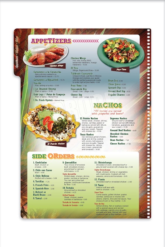 Menu El Rodeo Mexican Restaurant Robertsdale - 6