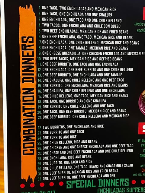 Menu El Rodeo Rocky Mount - 2