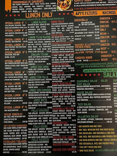 Menu El Rodeo Rocky Mount - 5