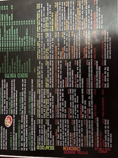 Menu El Rodeo Rocky Mount - 8