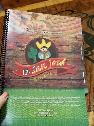 Menu El San Jose Mexican Restaurant - 2