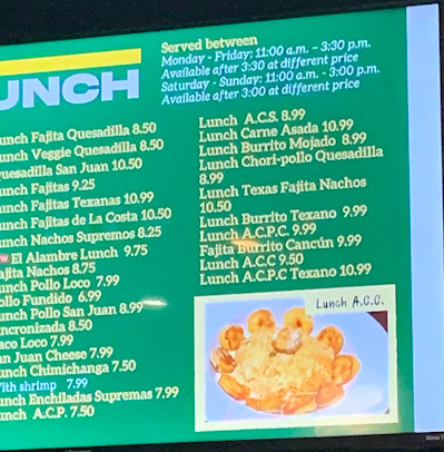 Menu El San Juan Mexican Restaurant - 0
