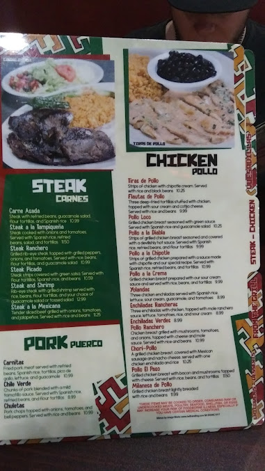 Menu El San Juan Mexican Restaurant - 8