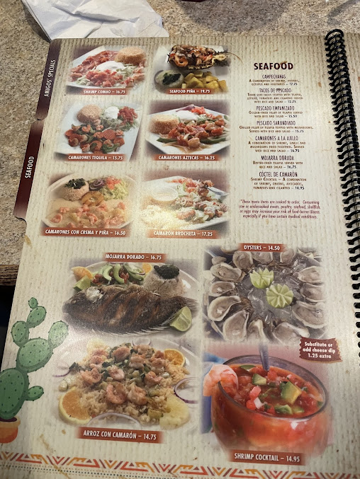 Menu El Sarape Mexican Restaurant - 7