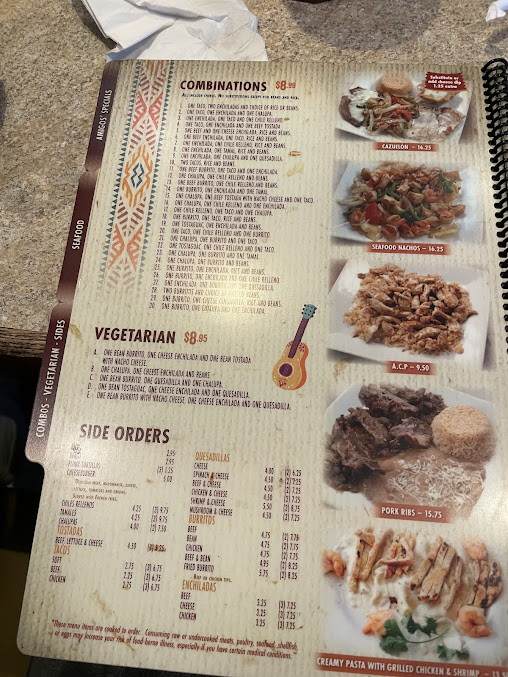 Menu El Sarape Mexican Restaurant - 9