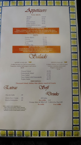 Menu El Sombrero Of Vicksburg - 5