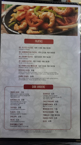 Menu El Sombrero Of Vicksburg - 7