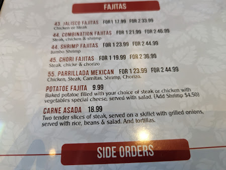 Menu El Sombrero Of Vicksburg - 8