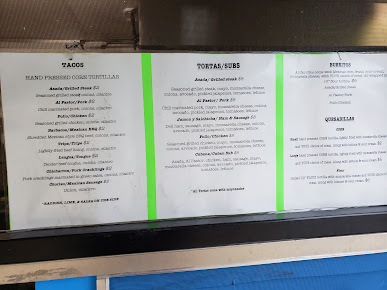 Menu El Taco Feliz (Taco Truck) - 1