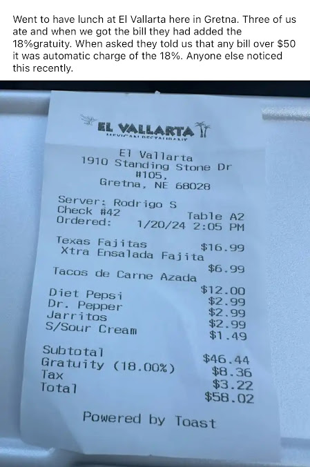Menu El Vallarta Mexican Restaurant - 2
