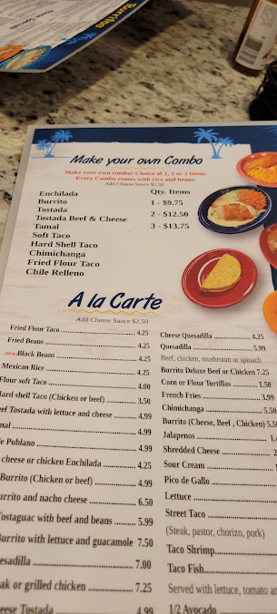 Menu El Vallarta Mexican Restaurant - 5