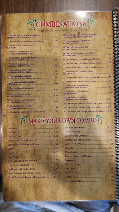 Menu El Vallarta Mexican Restaurant - 7