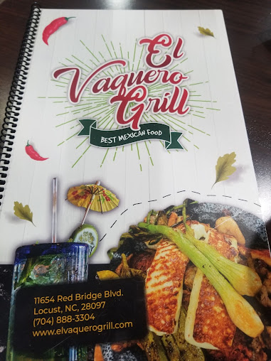 Menu El Vaquero Restaurant - 1