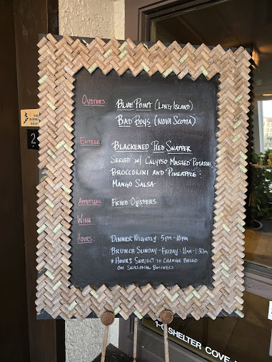 Menu Elas On The Water - 1