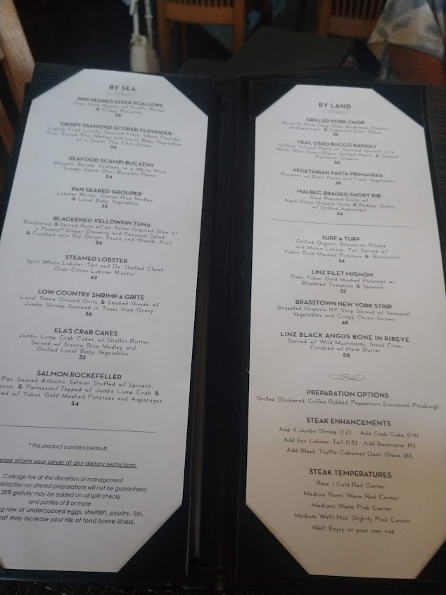 Menu Elas On The Water - 3